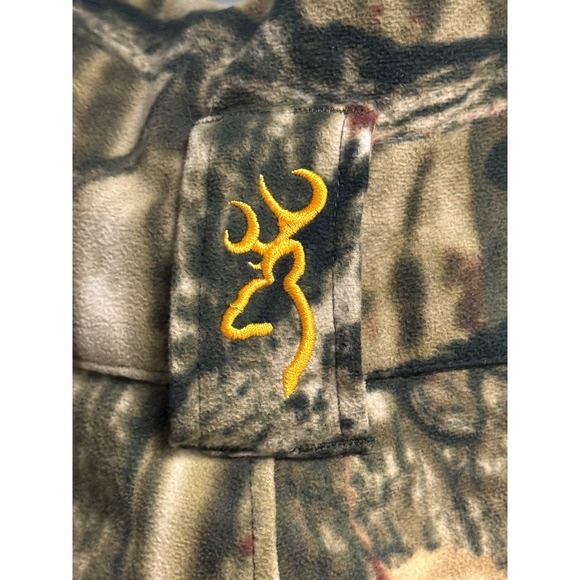 Browning Hydro-Fleece Soft Shell Pants HMX Dry Odorsmart Camo Pants Mens S Hunt - Picture 6 of 16
